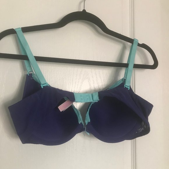 Blue Push-up Bra - Picture 2 of 3